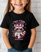Custom Name Cute Character Kids Tee Swiftsoul 