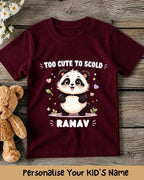 Custom Name Cute Character Kids Tee Swiftsoul 