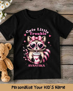 Custom Name Cute Character Kids Tee Swiftsoul 