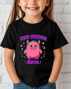 Custom Name Cute Character Kids Tee Swiftsoul 