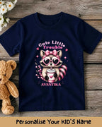 Custom Name Cute Character Kids Tee Swiftsoul 