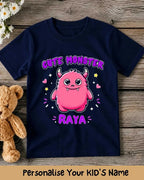 Custom Name Cute Character Kids Tee Swiftsoul 