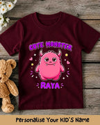 Custom Name Cute Character Kids Tee Swiftsoul 