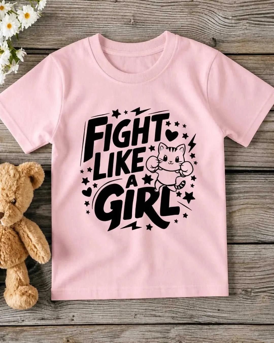 Cute Attitude Cat Kid Cotton Tee Swiftsoul 