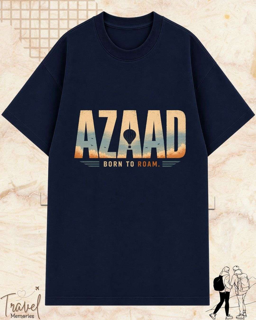 Dil Se Traveller Cotton Tshirt Billien LLC 