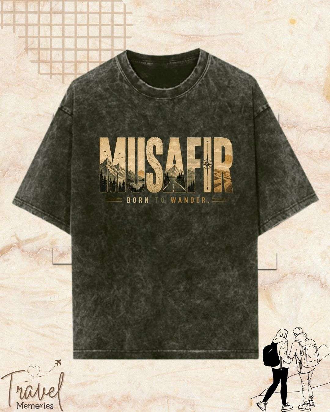 Dil Se Traveller Cotton Tshirt Swiftsoul 