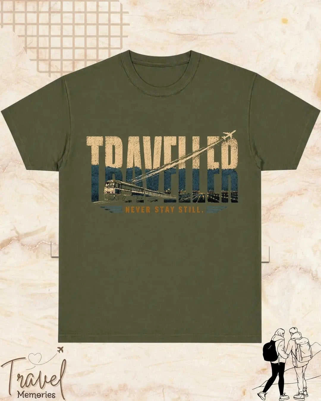 Dil Se Traveller Cotton Tshirt Swiftsoul