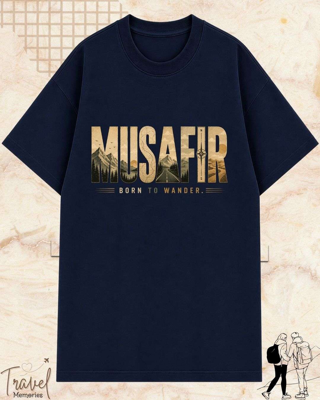 Dil Se Traveller Cotton Tshirt Swiftsoul 