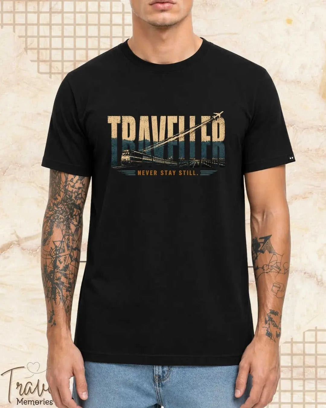 Dil Se Traveller Cotton Tshirt Swiftsoul