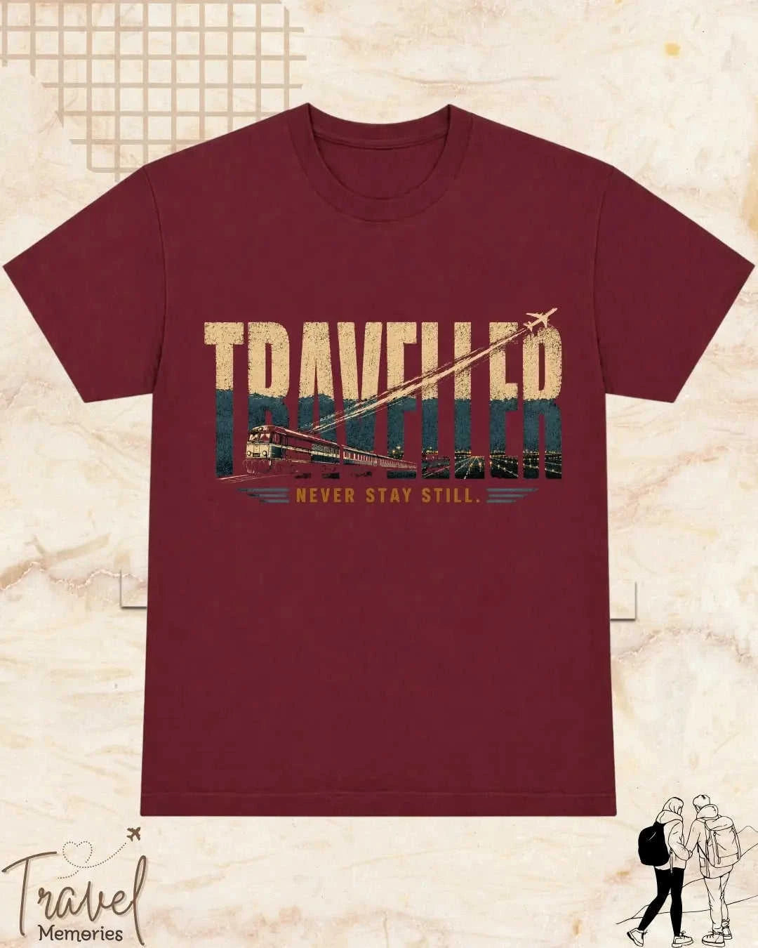 Dil Se Traveller Cotton Tshirt Swiftsoul