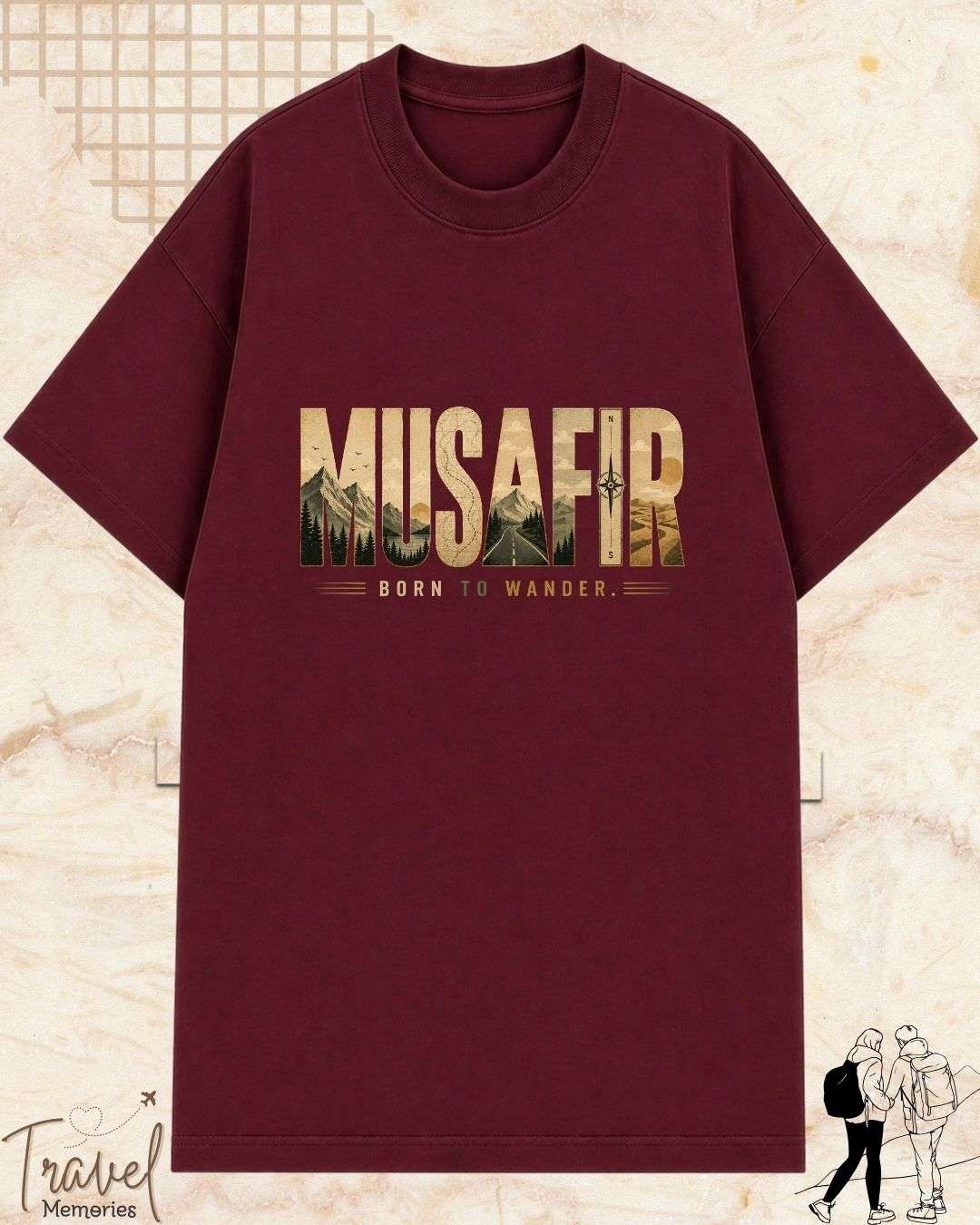 Dil Se Traveller Cotton Tshirt Swiftsoul 