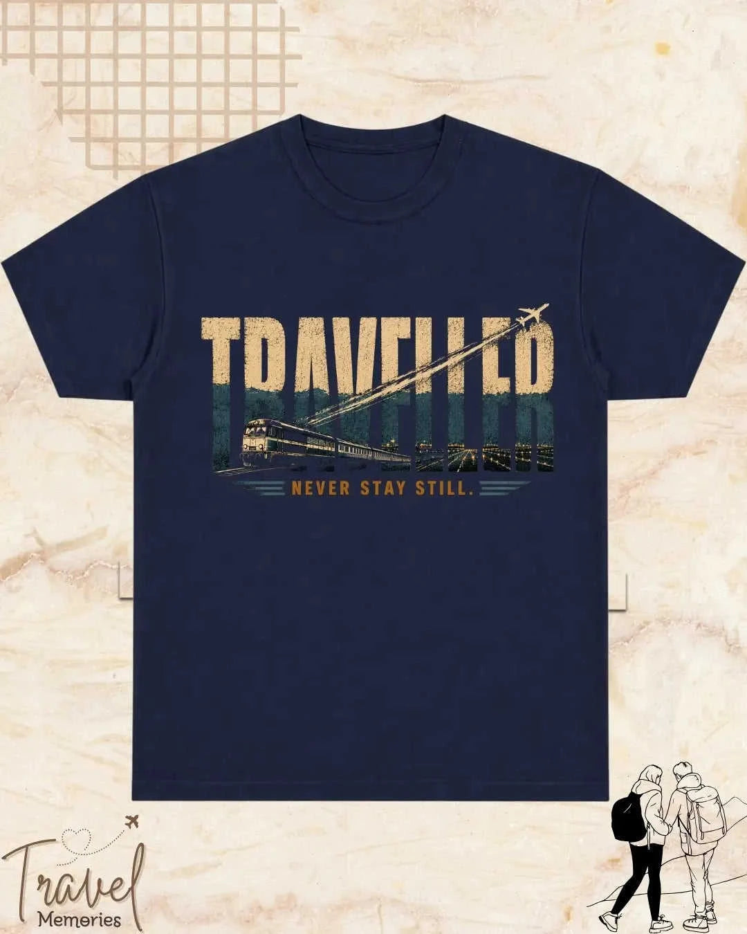 Dil Se Traveller Cotton Tshirt Swiftsoul