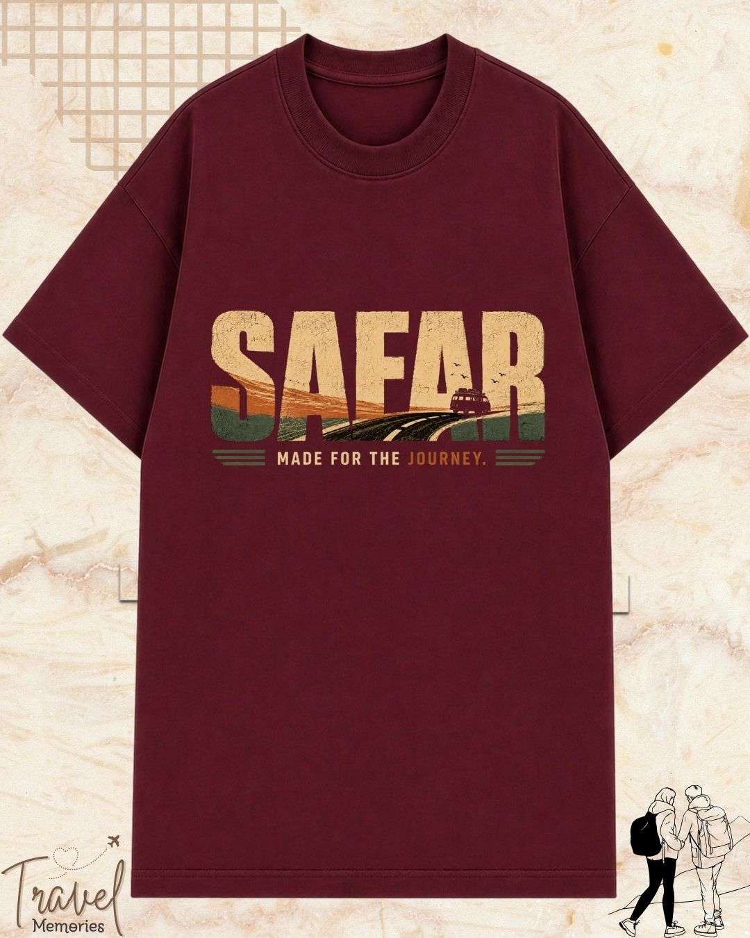 Dil Se Traveller Cotton Tshirt Swiftsoul 