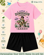 Dinosaur Custom Kid Co-ord Set Swiftsoul