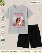 Dinosaur Custom Kid Co-ord Set Swiftsoul
