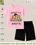 Dinosaur Custom Kid Co-ord Set Swiftsoul