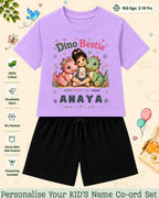 Dinosaur Custom Kid Co-ord Set Swiftsoul