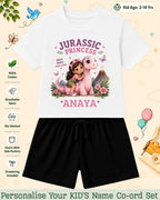 Dinosaur Custom Kid Co-ord Set Swiftsoul