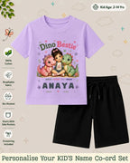 Dinosaur Custom Kid Co-ord Set Swiftsoul