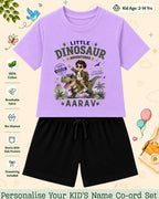 Dinosaur Custom Kid Co-ord Set Swiftsoul