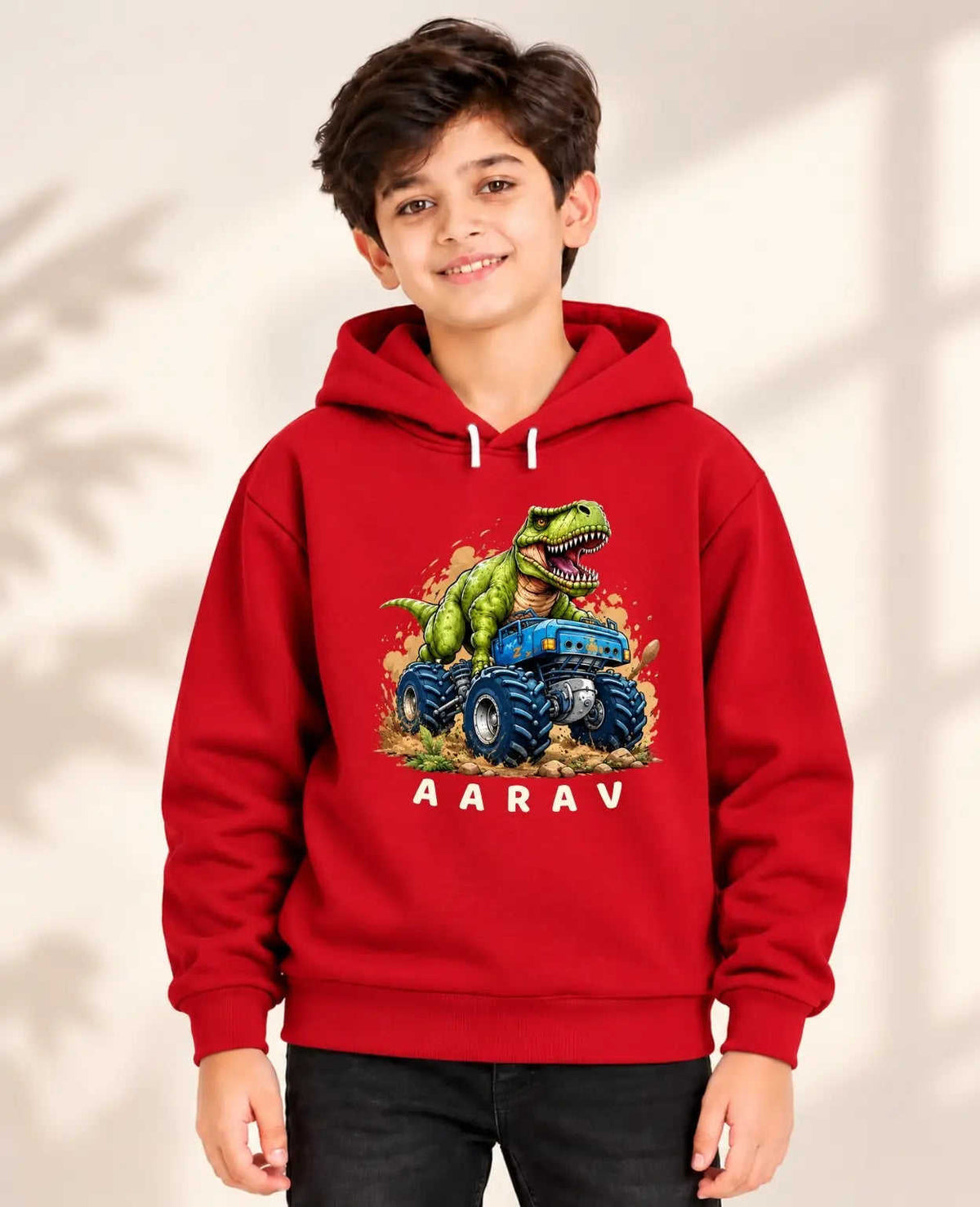 Dinosaur Custom Kid Cotton Tshirt & Hoodie Swiftsoul
