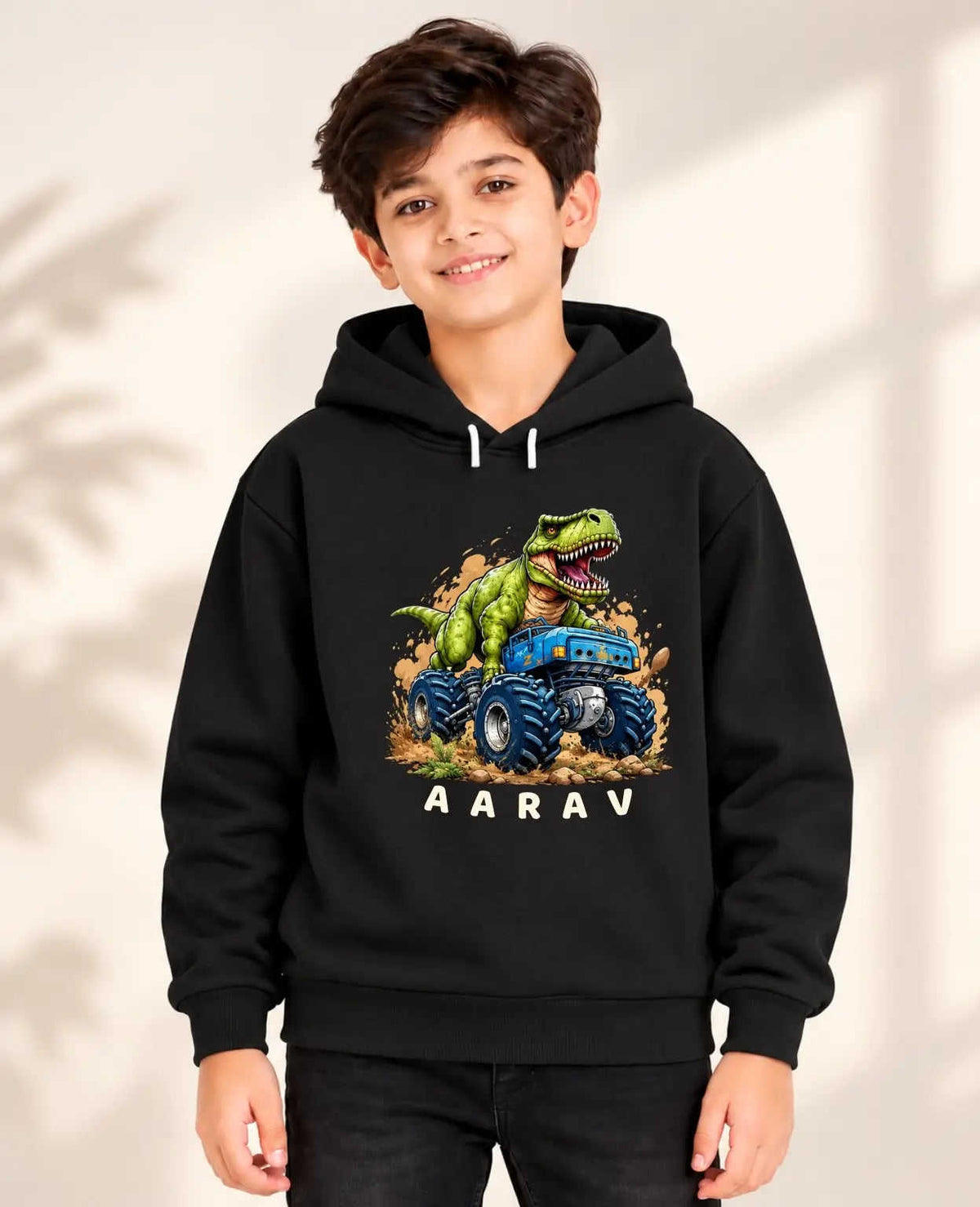 Dinosaur Custom Kid Cotton Tshirt & Hoodie Swiftsoul
