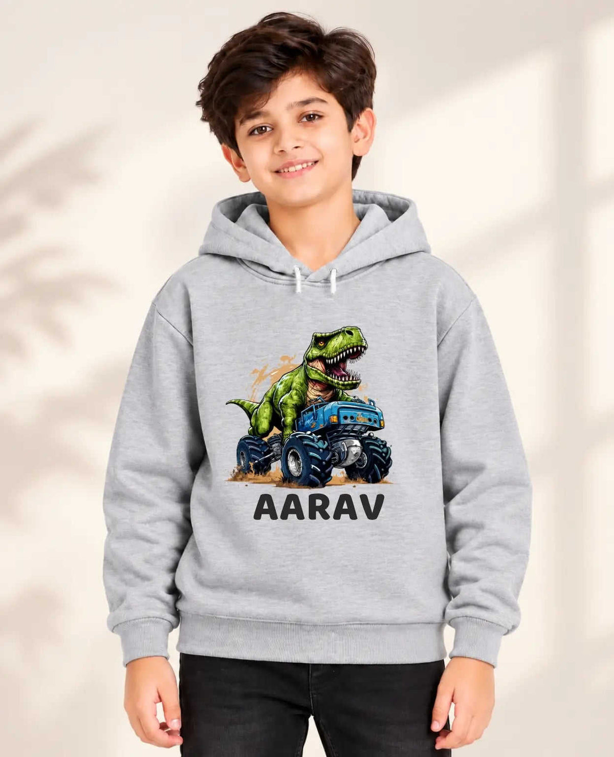 Dinosaur Custom Kid Cotton Tshirt & Hoodie Swiftsoul
