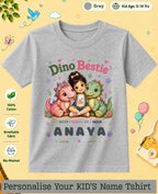 Dinosaur Custom Kid Cotton Tshirt Swiftsoul