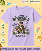 Dinosaur Custom Kid Cotton Tshirt Swiftsoul