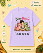 Dinosaur Custom Kid Cotton Tshirt Swiftsoul