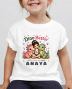 Dinosaur Custom Kid Cotton Tshirt Swiftsoul