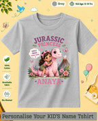 Dinosaur Custom Kid Cotton Tshirt Swiftsoul