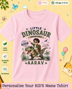 Dinosaur Custom Kid Cotton Tshirt Swiftsoul