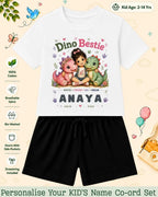 Dinosaur Custom Kid's Co-ord Set Swiftsoul