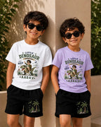 Dinosaur Custom Kid's Co-ord Set Swiftsoul