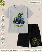 Dinosaur Custom Kid's Co-ord Set Swiftsoul
