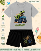 Dinosaur Custom Kid's Co-ord Set Swiftsoul