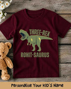 Dinosaur Custom Kid's Cotton Tee Swiftsoul