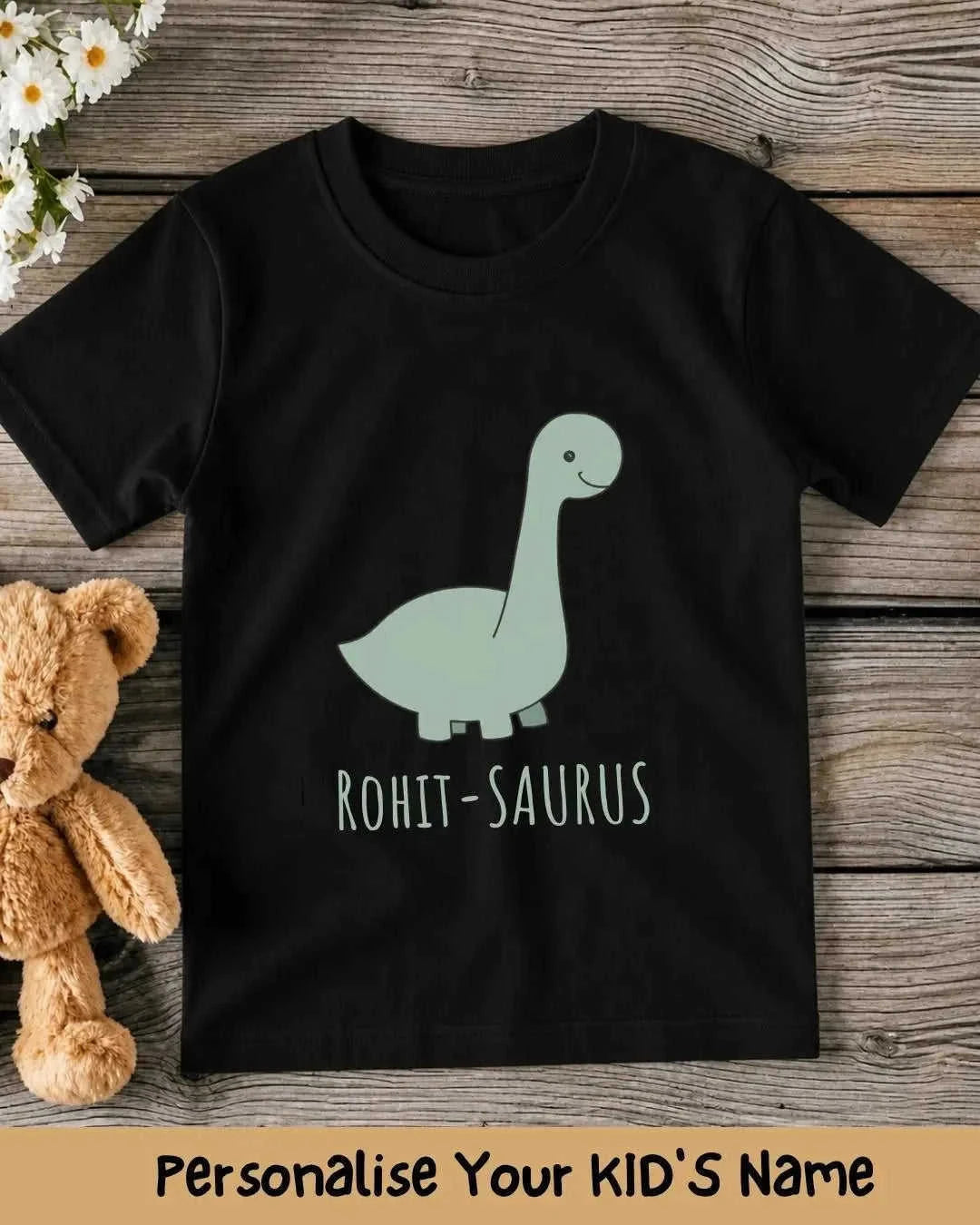 Dinosaur Custom Kid's Cotton Tee Swiftsoul