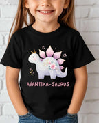 Dinosaur Custom Kid's Cotton Tee Swiftsoul