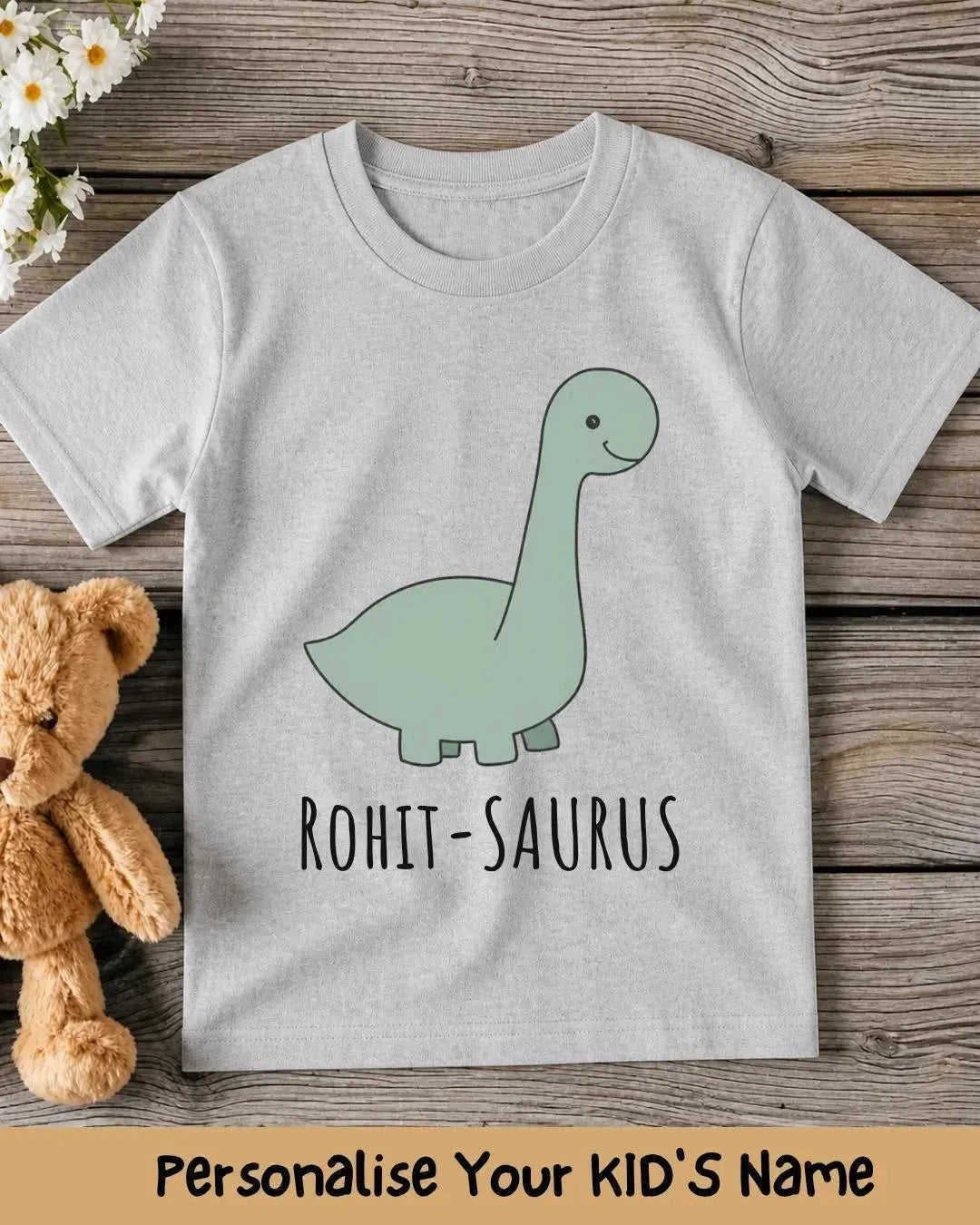 Dinosaur Custom Kid's Cotton Tee Swiftsoul