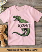 Dinosaur Custom Kid's Cotton Tee Swiftsoul
