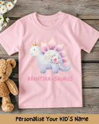 Dinosaur Custom Kid's Cotton Tee Swiftsoul