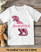 Dinosaur Custom Kid's Cotton Tee Swiftsoul
