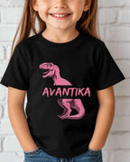 Dinosaur Custom Kid's Cotton Tee Swiftsoul