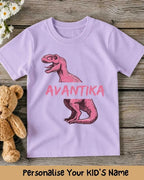 Dinosaur Custom Kid's Cotton Tee Swiftsoul