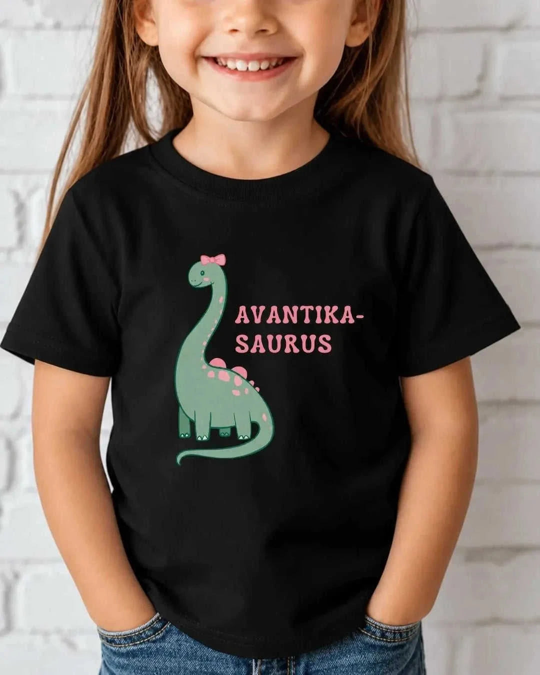 Dinosaur Custom Kid's Cotton Tee Swiftsoul