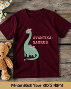 Dinosaur Custom Kid's Cotton Tee Swiftsoul