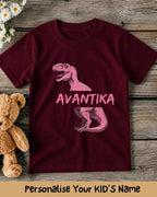 Dinosaur Custom Kid's Cotton Tee Swiftsoul
