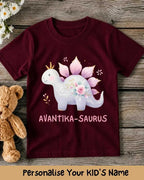 Dinosaur Custom Kid's Cotton Tee Swiftsoul